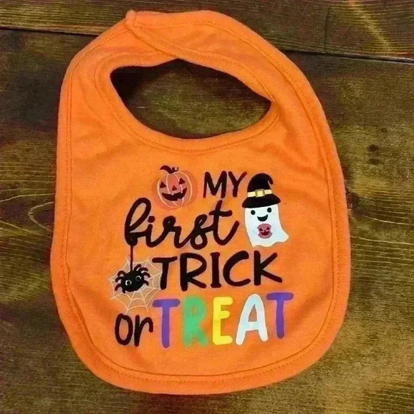 Halloween and New Years Eve Baby Bibs - Picture 2 of 5